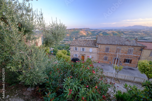 Fotografie Village of Moresco, Marche