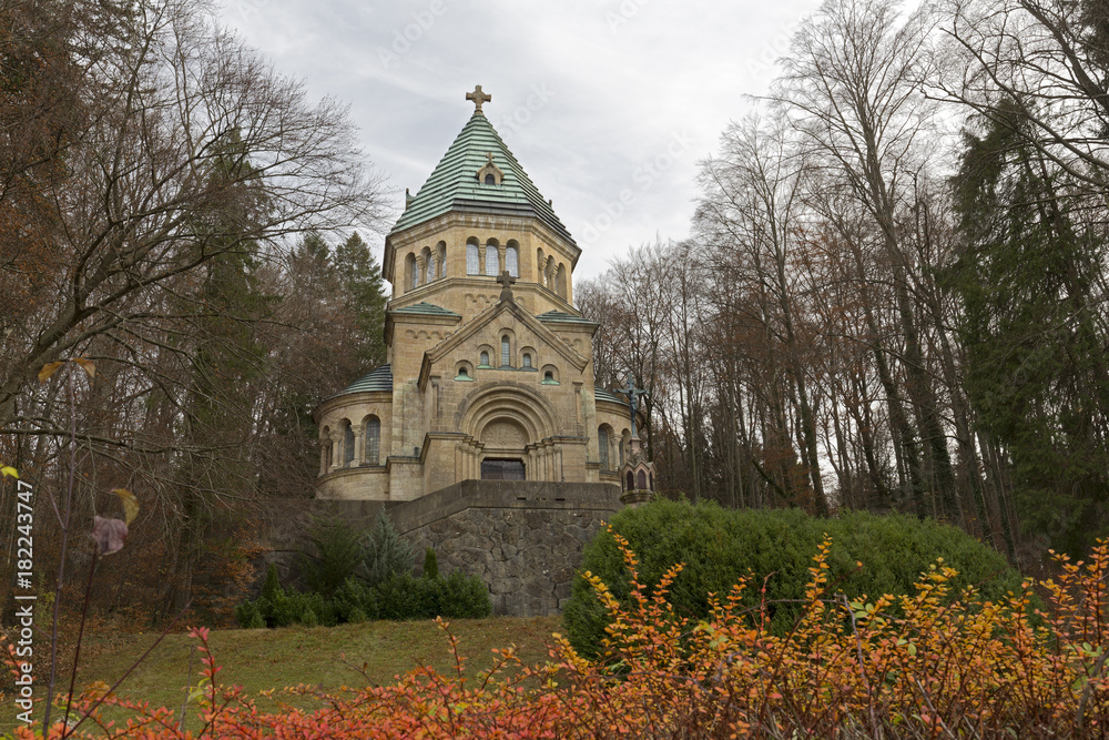 Die Votivkapelle in Berg am Starnberger See, Bayern