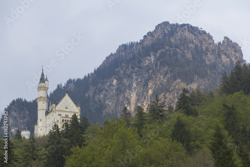 Castle in the southern part of Germany near the Alps