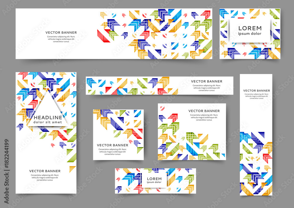 Fototapeta premium Web banner templates
