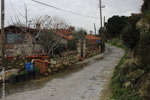 small village road 