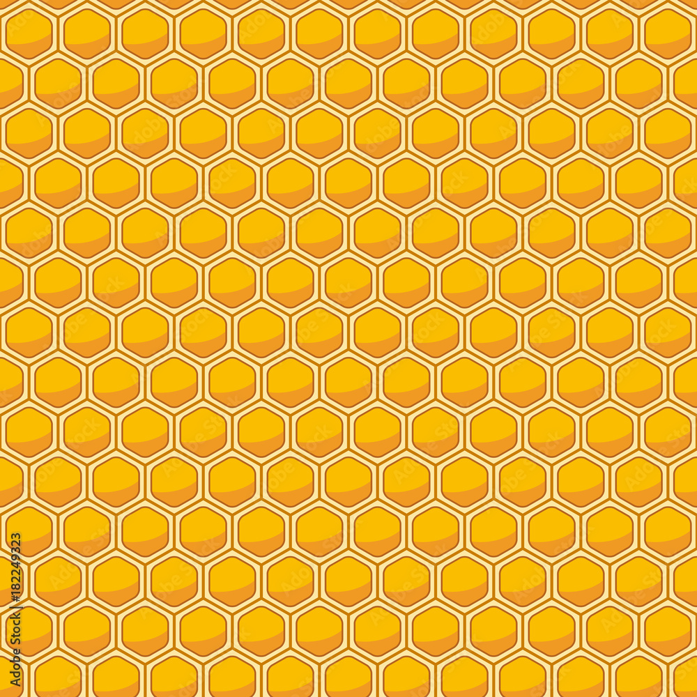 Honeycomb seamless pattern.
