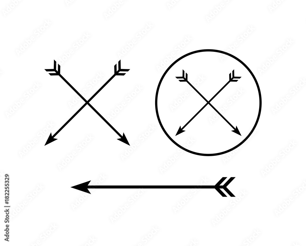 Black Circle Cross Arrow Symbol Logo Vector Stock Vector Adobe Stock black-circle-cross-arrow-symbol-logo-vector-stock-vector-adobe-stock