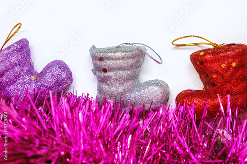 Christmas glitter boots dec...