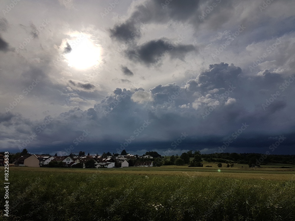 Obraz premium Gewitter im Anmarsch