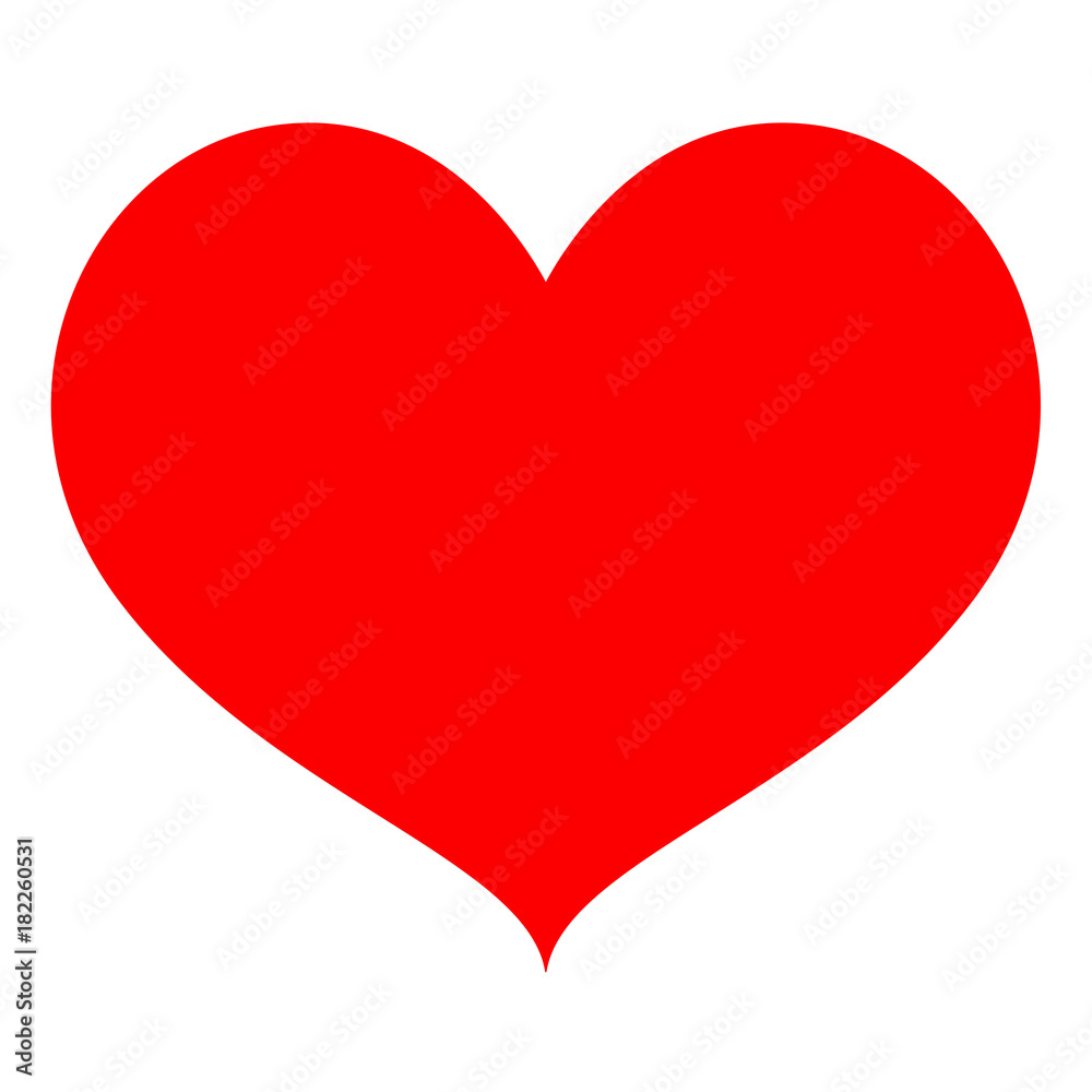 Hearts card suit or red heart symbol Hearts card suit or red heart symbol