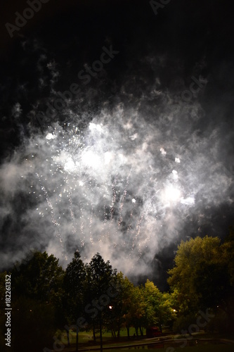 Fireworks in Prague