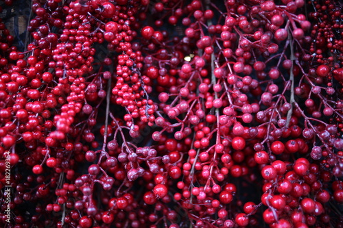 Faux schisandra berry harvest instillation