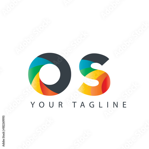 Initial Letter OS Design Logo