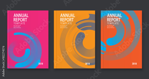 Abstract flyer design background. Brochure template.