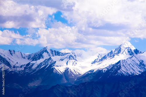 Himalaya mountains valley at ladakh, india, asia