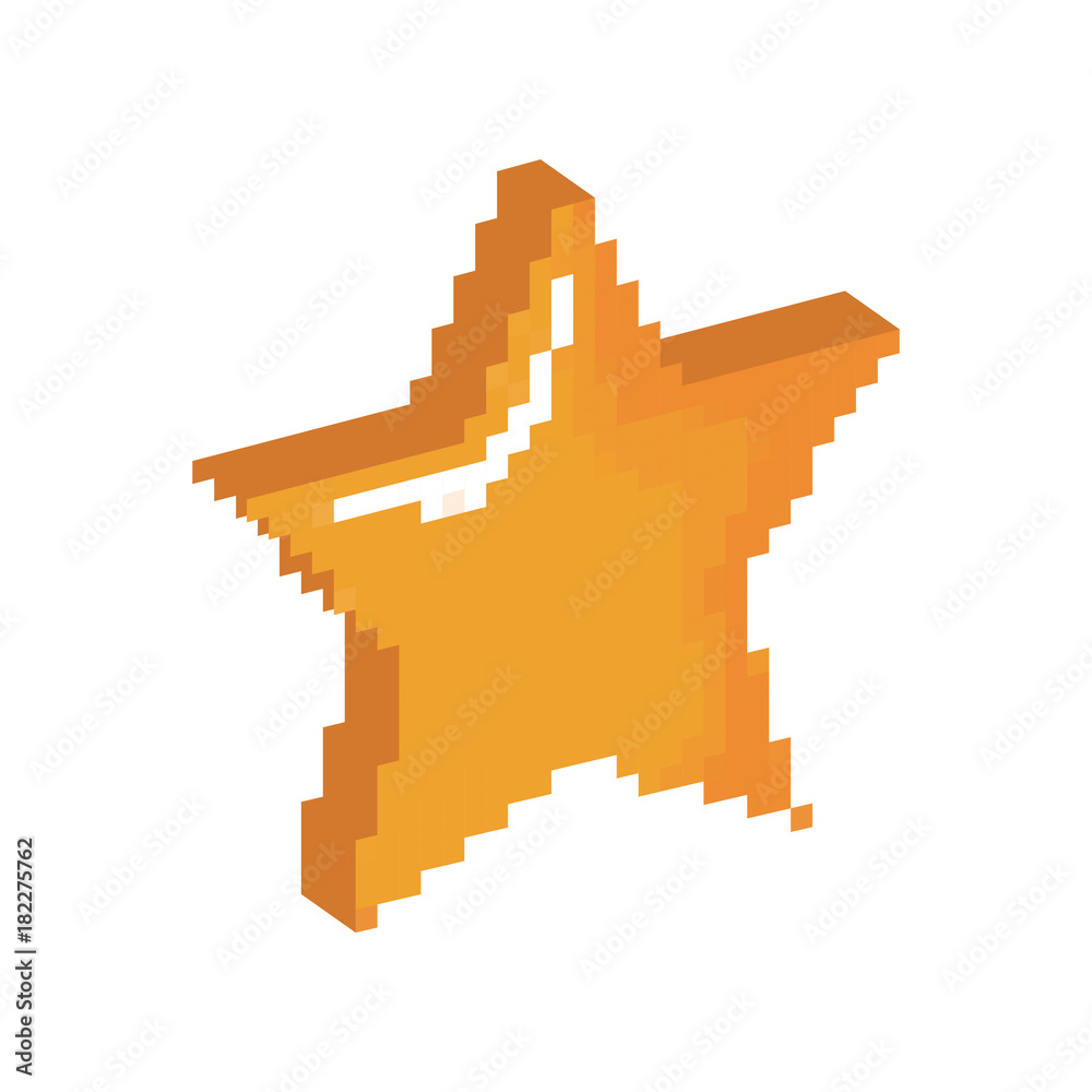 Fototapeta premium star shape icon