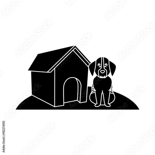 Dog house cartoon