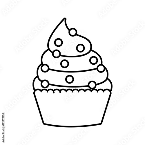 Cupcake delicious dessert
