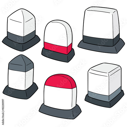 vector set of milestone