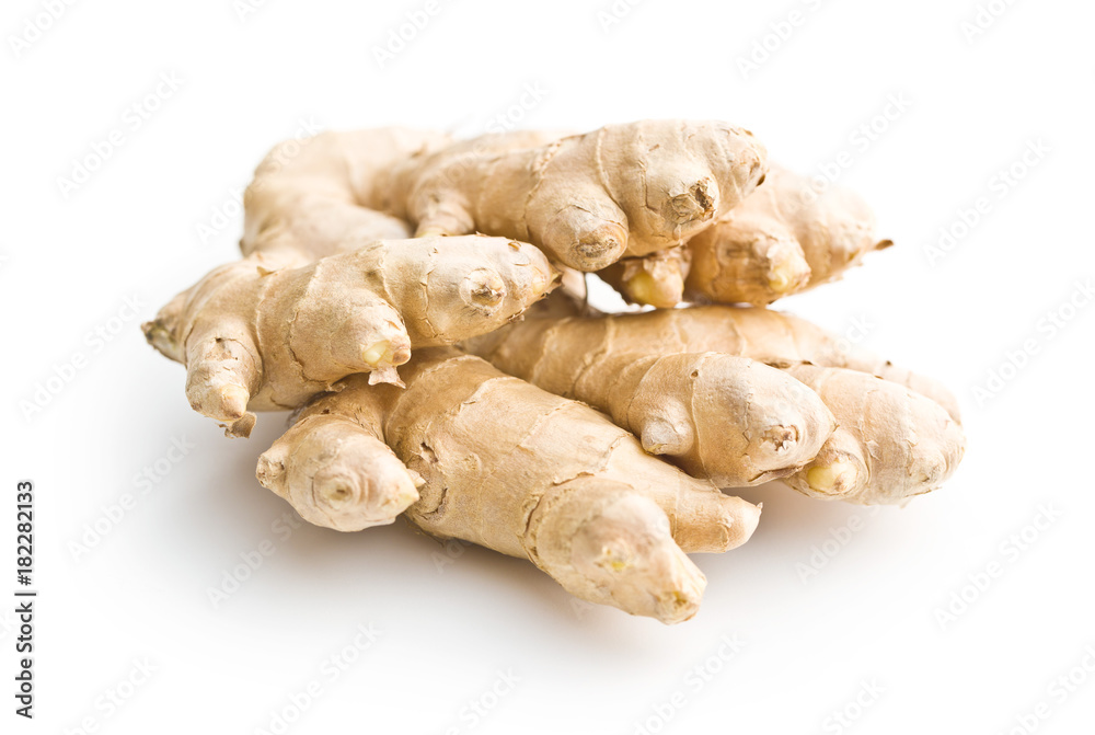 Healthy ginger root.