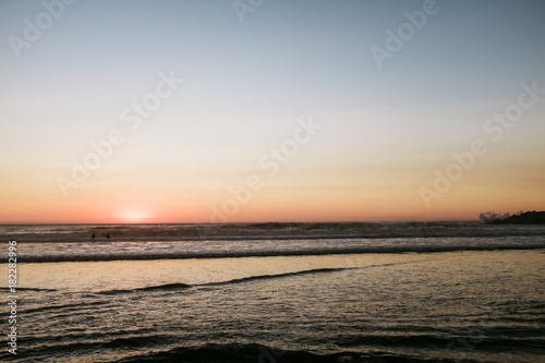 Sonnenuntergang am Atlantik bei Espinho - Sunset at Atlantic Ocean in Espinho