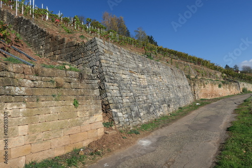 Neue Trockenmauer in den Esslinger Weinbergen photo