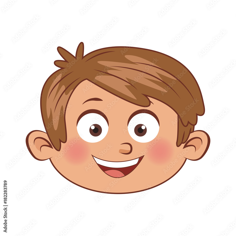 Cute boy cartoon