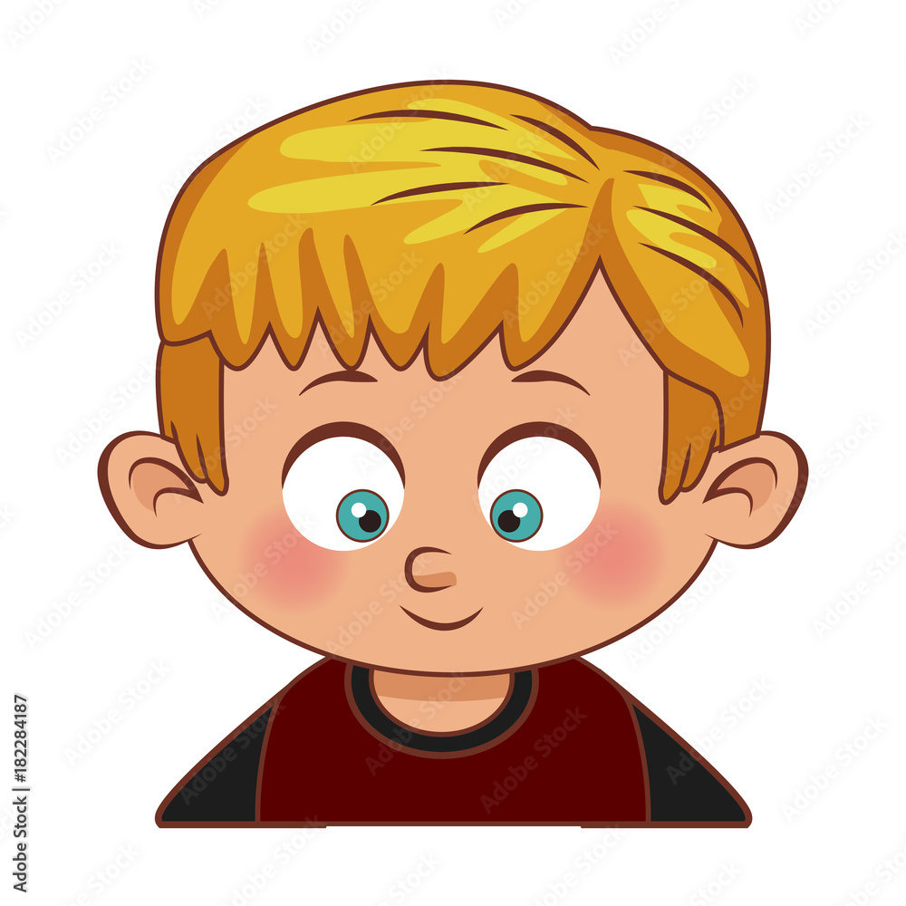 Cute boy cartoon Cute boy cartoon