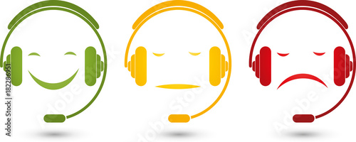 Männchen, Gesicht und Headset, Bewertungen