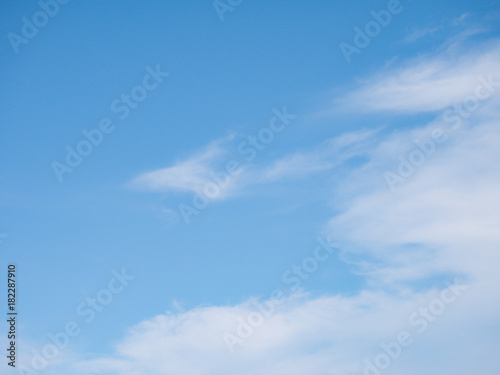 beautiful blue sky background with cloud