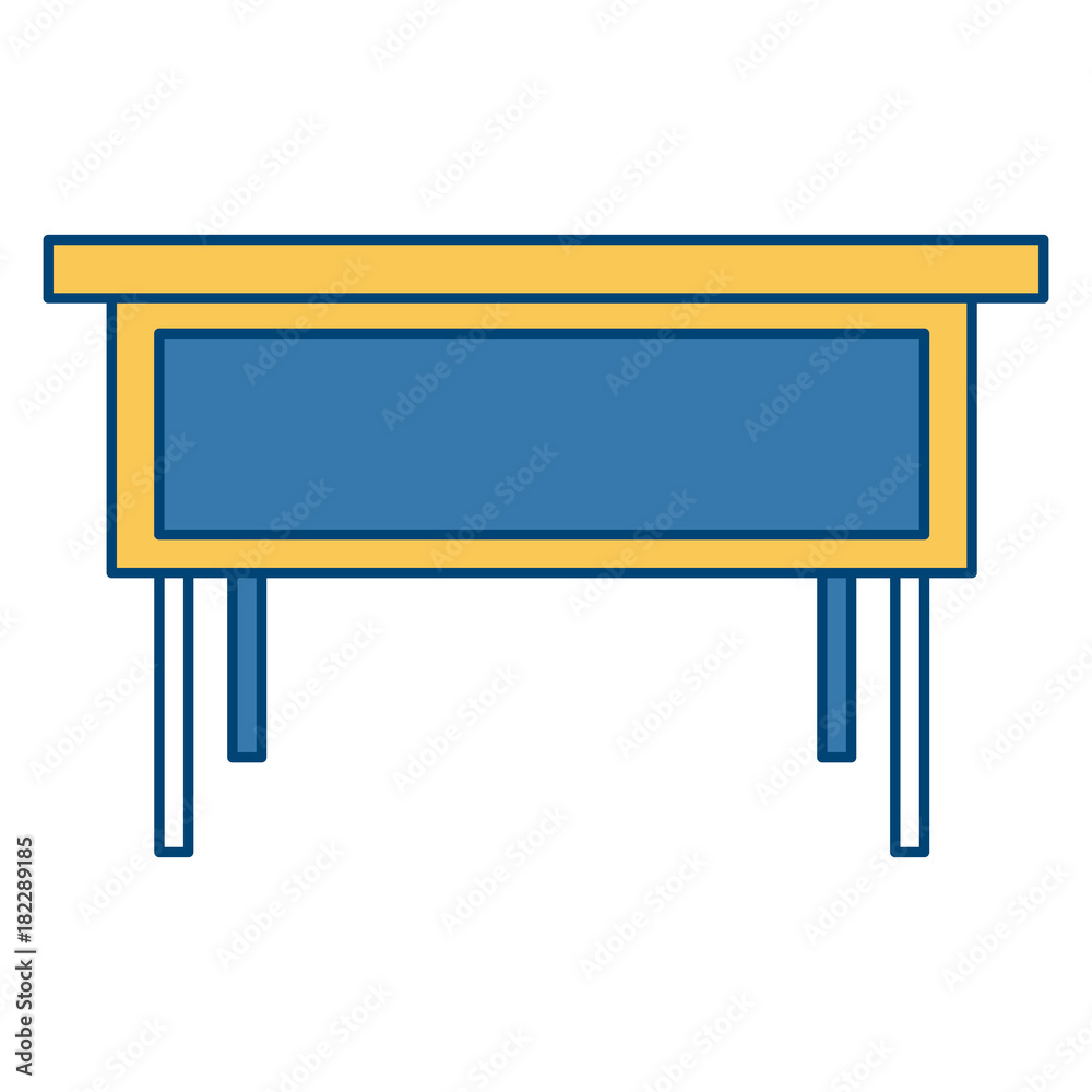 Obraz premium Wooden office desk
