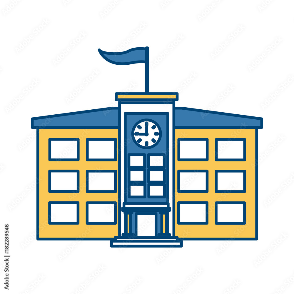 School building symbol School building symbol