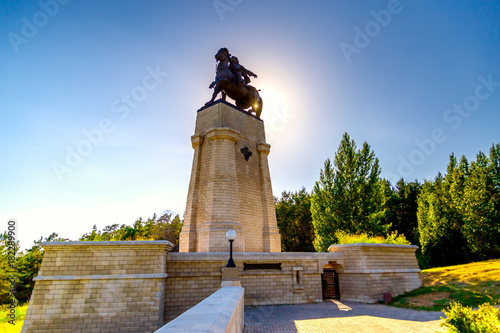 a monument to the founder of the city of Togliatti Vasily Tatishchev photo