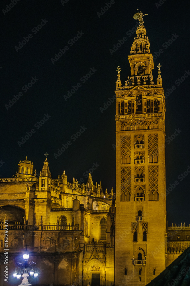 The Giralda Tower in Seville, Spain