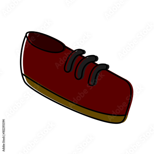 Elegant shoe isolated