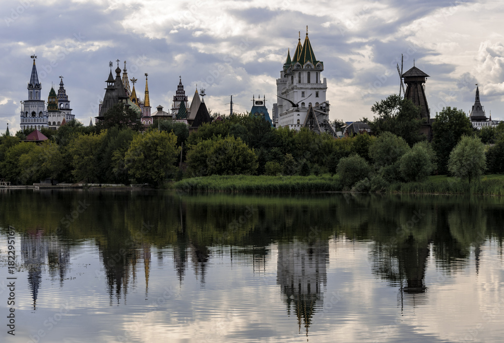 Izmailovsky Kremlin in the summer