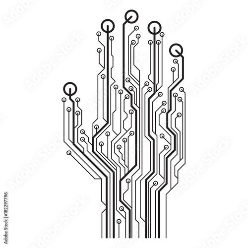 Hand circuit board