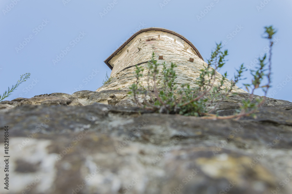 Rocca San Casciano, Italy, Ruins of an ancient fortress Rocca San Casciano, Italy, Ruins of an ancient fortress