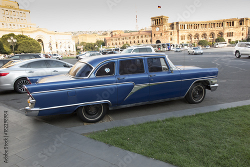 Yerevan, Armenia - September 17, 2017: Luxury, vintage car 