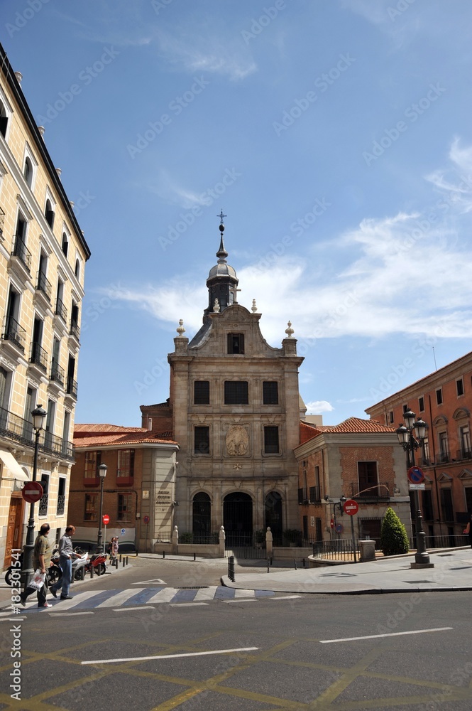 Church of Sacramento (Military Council of Spain) in the center of Madrid.