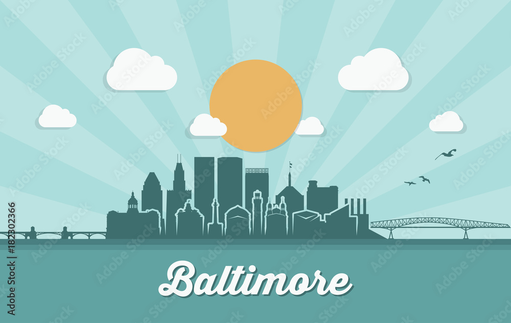 Baltimore skyline - Maryland