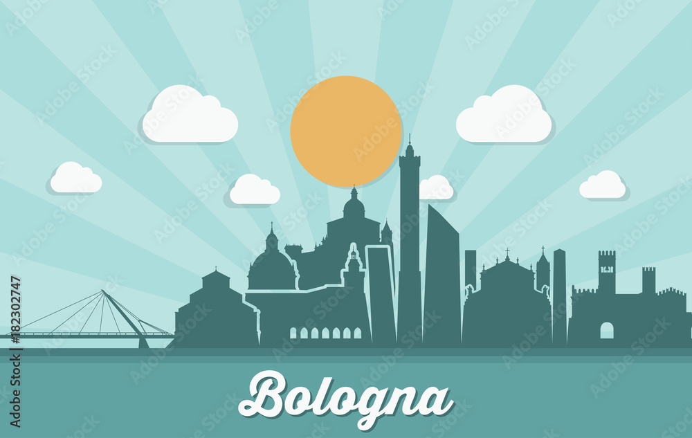 Bologna skyline - Italy 