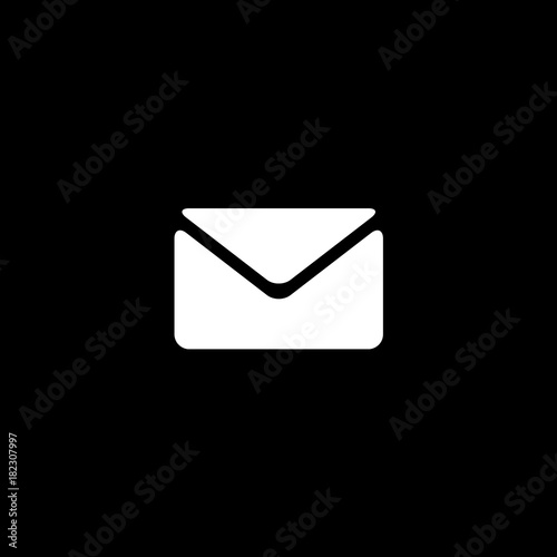 Vector flat icon letter