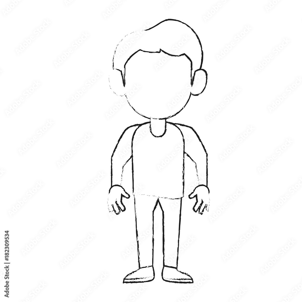 Man faceless avatar