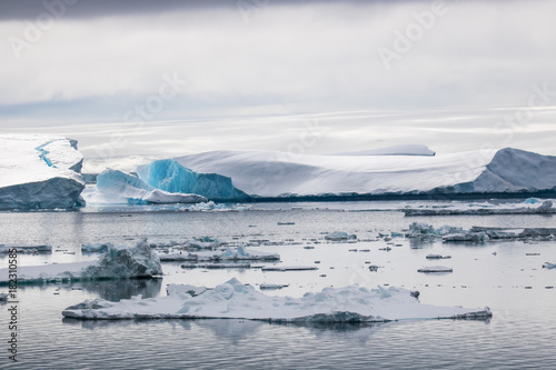 Landscape Antarctic sound