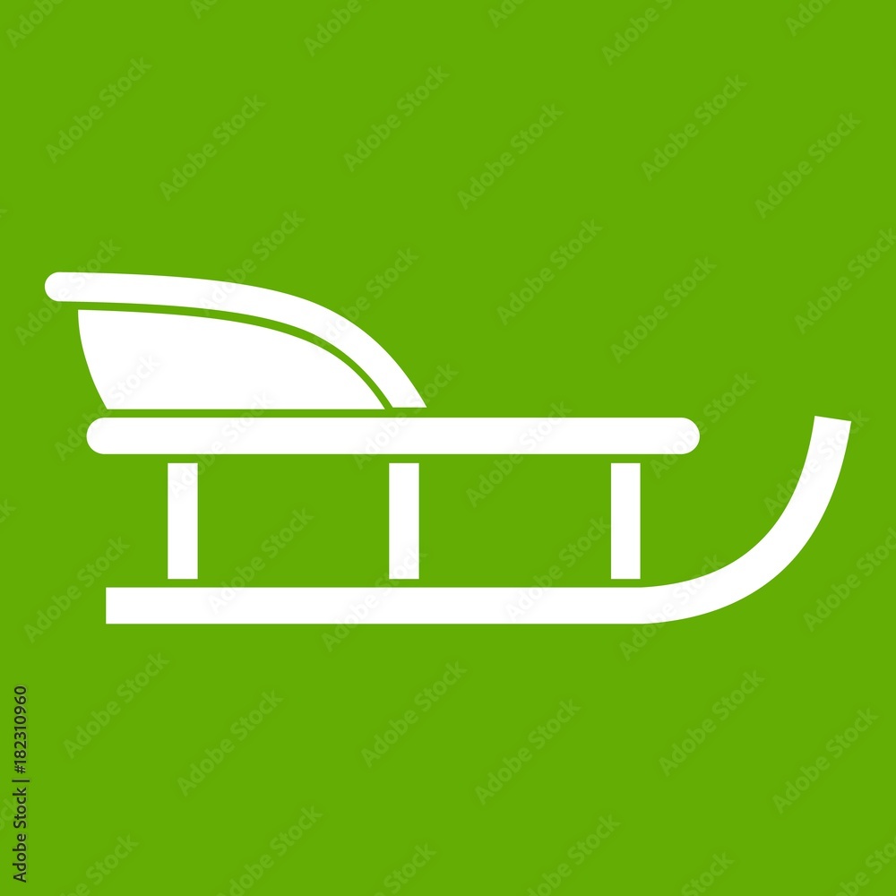 Sled icon green Sled icon green