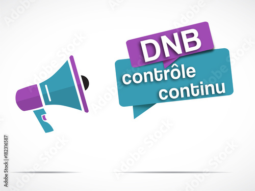 megaphone DNB : contrôle continu