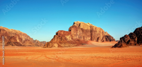 Canvas Print Wadi Rum Jordan