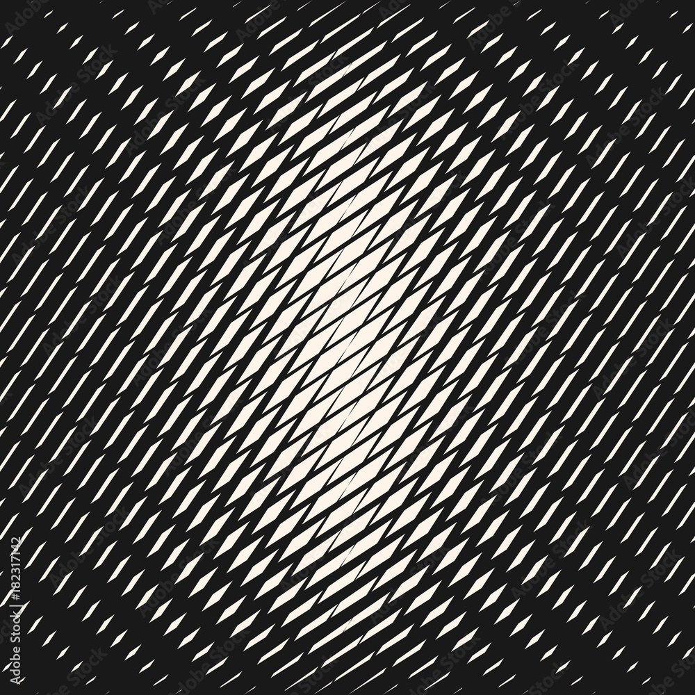 Vector halftone mesh seamless pattern. Abstract texture of grid, net, lattice