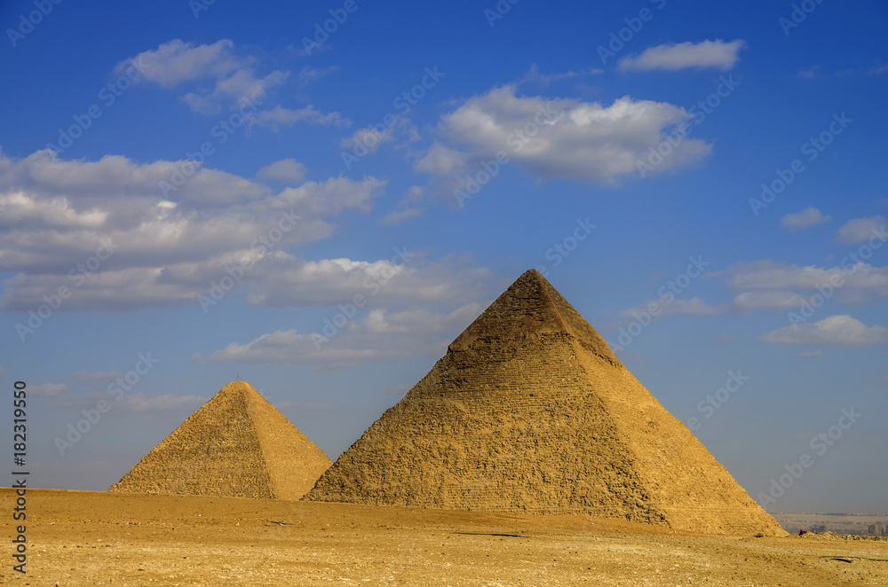 Fototapeta premium Pyramids of Giza. Cairo, Egypt.