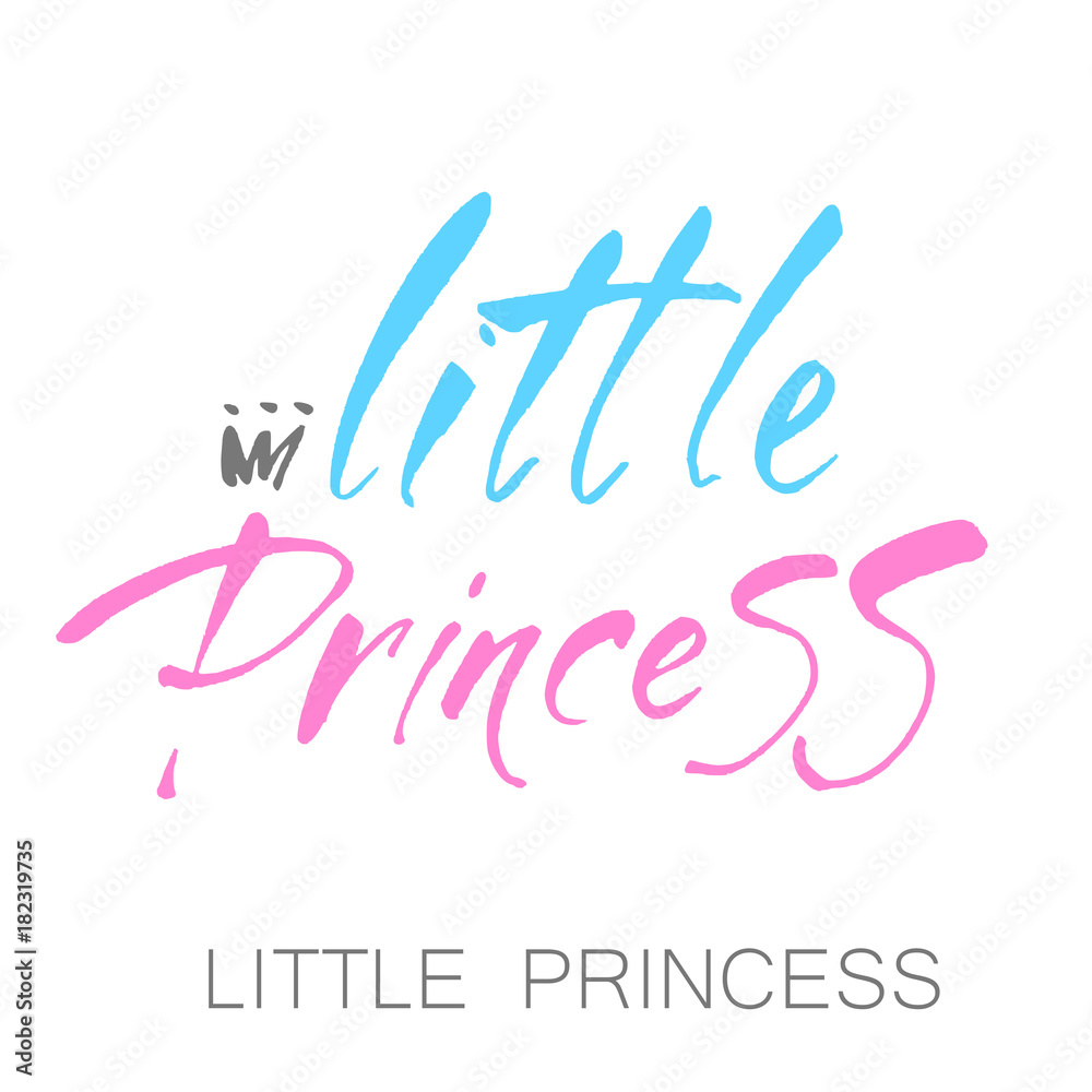 little princess lettering