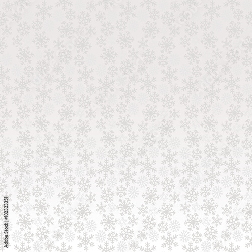 Winter background with snow. Vector graphic gradient pattern with simple snow.