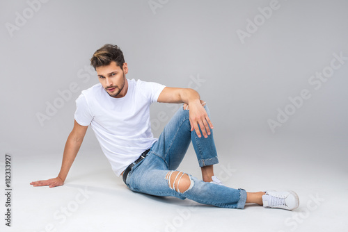 Sexy men in jeans