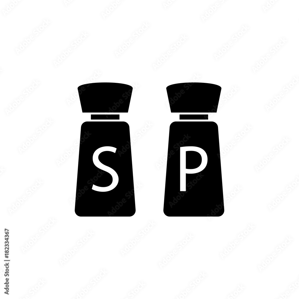 Salt and pepper maid icon. Chef, kitchen element icon. Premium quality graphic design. Signs, outline symbols collection icon for websites, web design, mobile app, info graphics